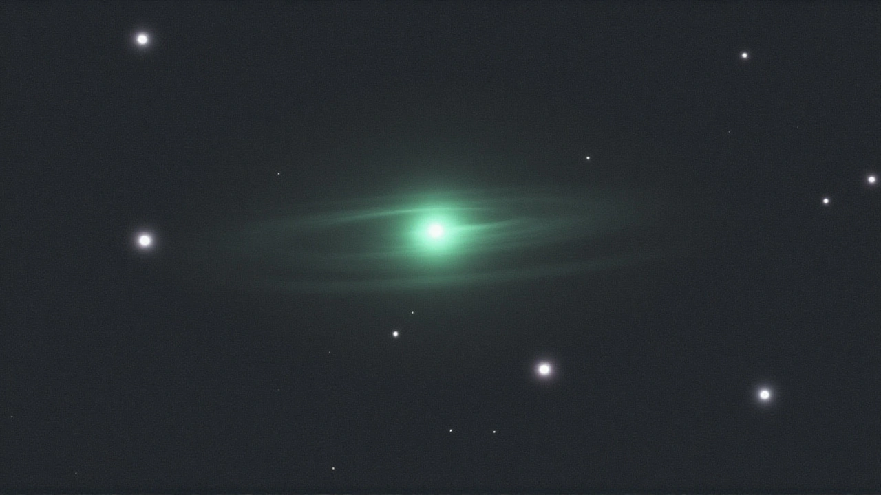 Cometa 3I/ATLAS exibe cauda verde de CO₂ e desafia teoria de formação planetária