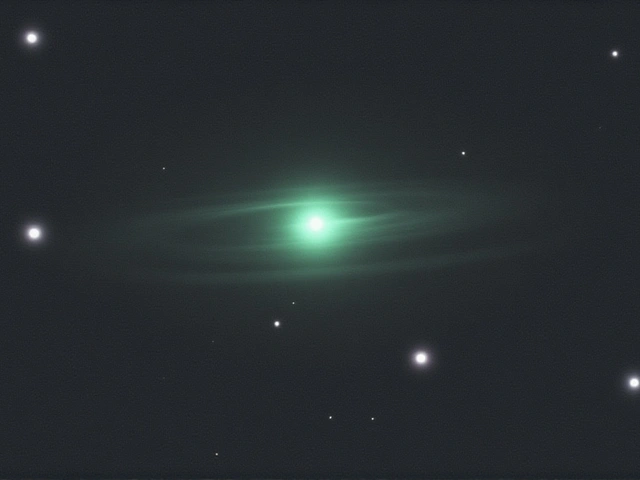 Cometa 3I/ATLAS exibe cauda verde de CO₂ e desafia teoria de formação planetária